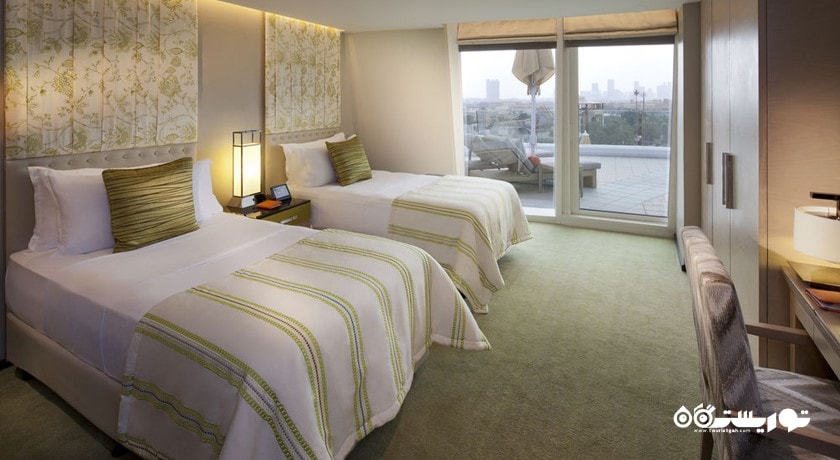 نمای تخت بزرگ سوئیت دو خوابه